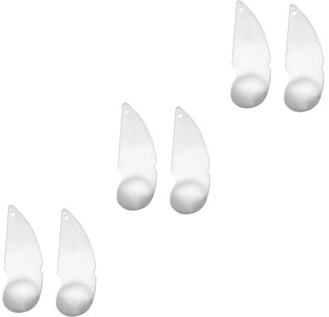 Amosfun 6 Pz Taglierina per Kiwi utensile Multifunzione attrezzo Multifunzione affettatrice di Kiwi Coltello Cucchiaio Kiwi taglierino pelatrici per Avocado Palette per Scavare la Frutta