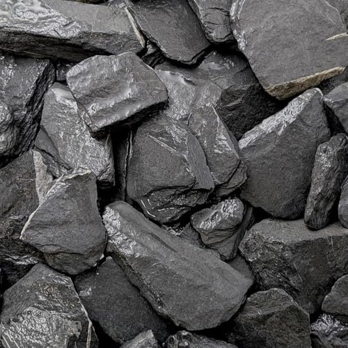 Elixir Gardens 5kg Grey Welsh Slate (20mm-40mm) | Decorative Outdoor Stone Aggregate & Lansdscaping Gravel