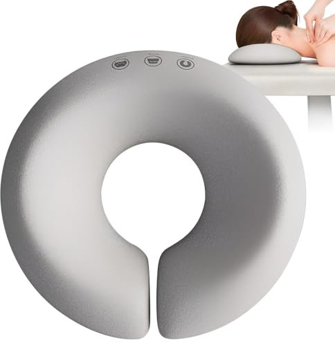 YANGUN Prone Pillow Massage Headrest, Facial Support Comfortable Prone Cushion for Massage Face Cradle For Spa, Salons, Massage (Grey)