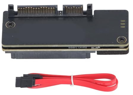 Seriell ATA till SAS-adapter 6 Gbps höghastighetshårddisk Seriell ATA 22-stift 7 15-stift till SAS 29-stifts förlängningsadapterkonverterare med stabil dataöverföring för