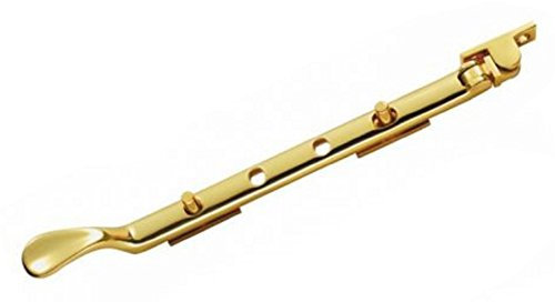 Carlisle Brass - 254mm (10) Victorian Window Casement Stay for Wooden/Timber Windows (Polished Brass)