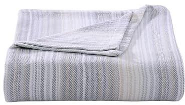 Tommy Bahama - King Blanket, Soft Cotton Bedding, Coastal Inspired Bedding Essentials (Sandy Shore Beige, King)