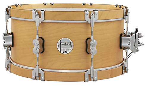 PDP Concept Classic Snare Drum, 6.5x14, Natural/Natural Hoops