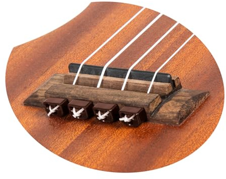 Alba Guitar Beads in Brown gloss for Ukulele, for Nylon Ukulele Strings