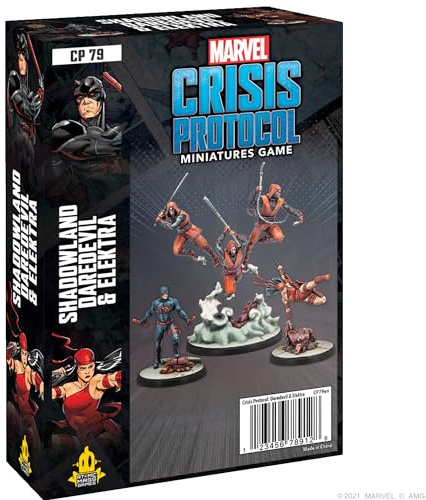 Atomic Mass Games Accessory Daredevil Captain America Marvel Crisis Protocol: Shadowland Elektra with Hand Ninjas-EN Various Character Packs