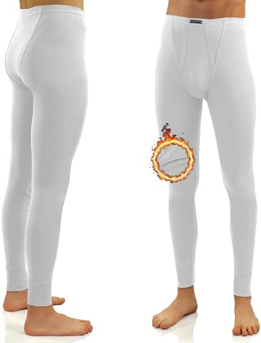 Sesto Senso Calzoncillos Largos 100% Algodón Pantalón Invierno Térmico Hombre