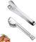 2 Stück Servierzange Edelstahl Spaghettizange Spargelzange BBQ Grillzange Lang Küchenzange Salatzange für Nudeln Salate Gegrilltes Fleisch Buffet, 24cm