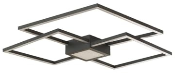 Lindby LED Deckenlampe modern, dimmbar Deckenleuchte Metall 38W Leuchtmittel 230V IP20 warmweiß (3.000K) Deckenbeleuchtung