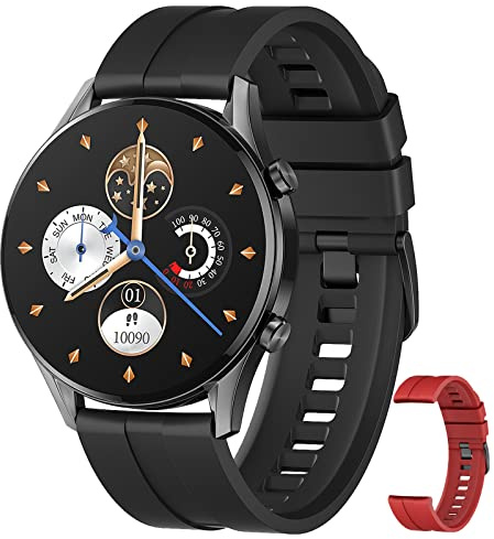 IMILAB Smartwatch, Fitness Tracker, 1.32 Full Touch Screen Bluetooth IP68 impermeabile, cardiofrequenzimetro, monitor del sonno, orologio sportivo all'aperto