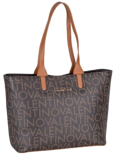 Valentino bolso shopper bolso de hombro Regina Re Shopping Bag Moro/Naturale marrón oscuro