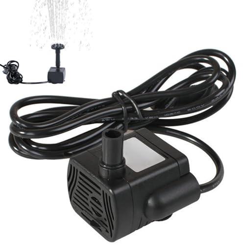 Solcellspump mini solfontän pump tyst solpump med 1,5 m linje för vatten trädgård funktion flytande dammpump sprutavstånd 1,5 m för akvarium s