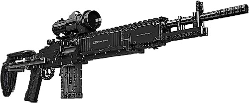 MASUSE Set de Blocs de Construction Blaster 1606PCS Modèle MK14 Simulable avec Fonction de Tir Ensemble de Construction