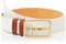 Valentino Damen PADD Gürtel, Weiß/Gold, Large