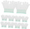 HOMSFOU 10 Pares guantes antideslizante mancha trabajo pesado windproof aparejador herramienta de trabajo de invernadero nylon