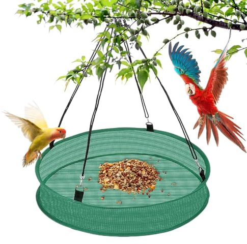 Distribuidores de Colibríes al aire libre, bandeja de para pinzones al aire libre, bandeja resistente e impermeable para jilgueros, gorriones, pinzas, tetones, etc