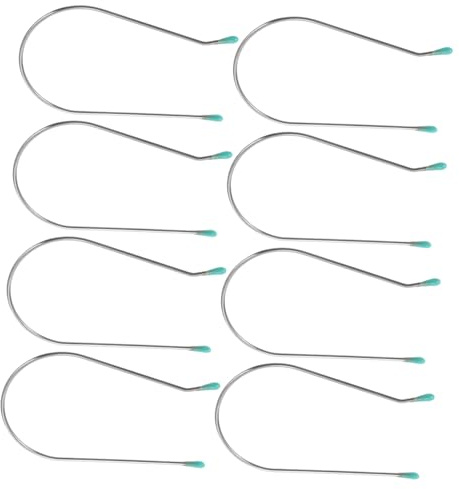 SKISUNO 8 piezas Clips para Rulos Eléctricos de Acero Inoxidable de Fijadores para Rizadores de Cabello Accesorios para Peinados Permanentes Casa