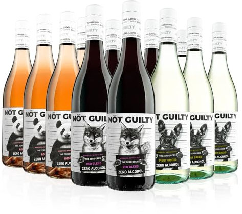 Virgin Wines - Low/No Alcohol Mixed Case - 12 bottles (75cl) - Merlot, rosé and more