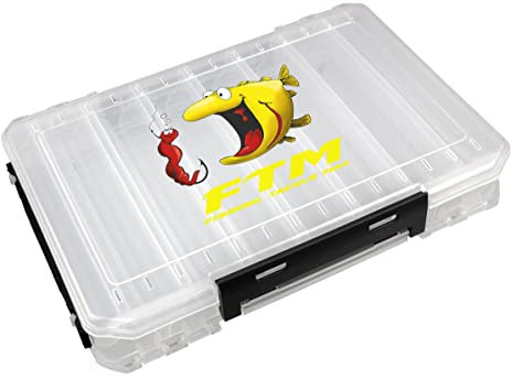 FTM Köderboxen Wobblerboxen Jumbo 27 x 19 x 5 cm Doppelbox, beidseitig zu öffnen