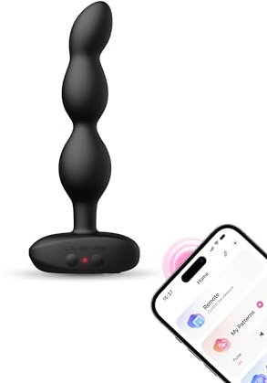 LOVENSE Ridge Anal Plug Vibratoren mit Rotations und Stoßfunktion, Prostata Analplug Vibrator, ButtPlug, Dildo Analvibratoren mit Fernbedienung, Sex Spielzeug für die Männer Frauen Paare