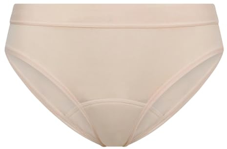 Equetech Bikini Slip Plus - Intimo imbottito da equitazione, taglia L, colore: carne