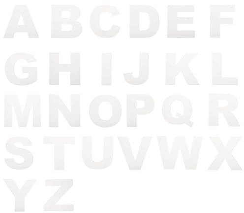 uxcell 26pcs Alphabet Cake Stencils A-Z Letters Stencils 4 Inch Alphabet Cake Decorating Mould Set for Birthday Wedding Party DIY Crafts