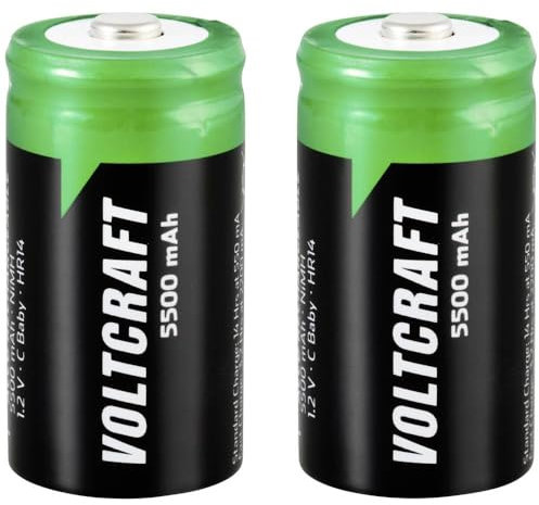 VOLTCRAFT HR14 Pile Rechargeable LR14 (C) NiMH 5500 mAh 1.2 V 2 pc(s)