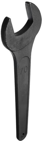 HARFINGTON Single Open Ended Spanner Wrench, 70mm, Thicken Carbon Steel Open End Wrench Tool for Automotive Repair and Furniture Assembly, Black