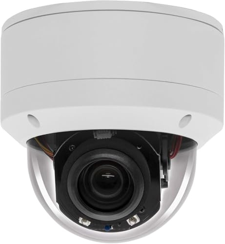 Vonnision IP Security 4K 8MP H.265 POE PTZ Dome Camera, 5X Optical Zoom, 2.7-13.5mm Lens, Indoor/Outdoor Network IP Camera, Pan 355° Tilt 90°, IP66 Waterproof, 98ft Night Vision, Motion Detection