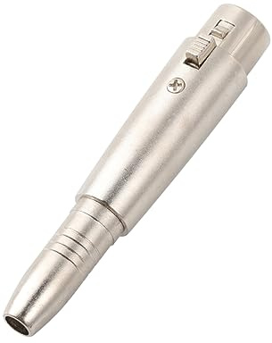 MUELODSIC 1 pieza Adaptador de Audio Xlr Femenino Jack Mono Macho Conector Profesional Compacto para Micrófonos y Equipos de Sonido