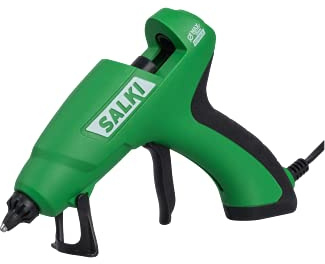 SALKI Pistola de Encolar - Pistola de silicona caliente premium para barras de cola termofusibles de 11,5-12mm de diámetro, Potencia de 60W para manualidades y reparaciones