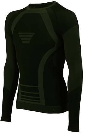 Risalti Maglia Termica Uomo e Donna Extreme Unisex - Intimo Termico Manica Lunga Traspirante, Abbigliamento Termico Tecnico Invernale Senza Cuciture - Made in Italy