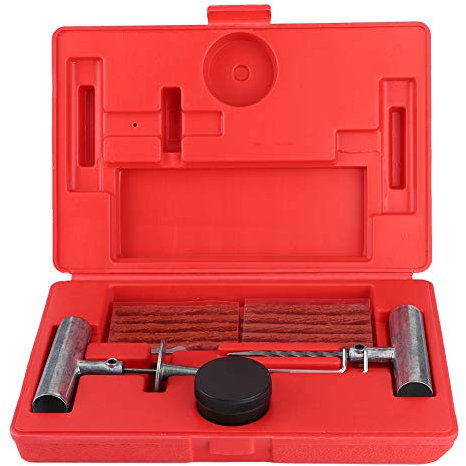 Däckreparationssats, Universal Tubeless Däckpunktsplugg Reparationsverktyg för Bil, Terräng, ATV, Lastbil, Traktor, SUV, Gräsklippare