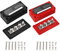 Stromverteilerblock Sammelschiene, 2 Stück Stromverteilerblock 4 Bolzen 300A Batterie Sammelschiene Universal für 12-48V Auto Wohnmobil Yacht Boot