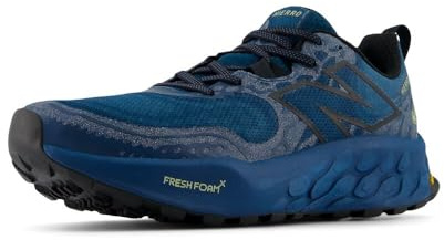 New Balance Women's Fresh Foam X Hierro V8 Gore-Tex Trail Running Shoe, Deep Sea/Black/Everglade Green, 10 W