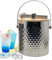 Genérico Cubitera para Bar,Cubitera para Hielo | Cubitera con Tapa de Barra en Acero Inoxidable,Cubo de Hielo a Prueba de Herrumbre para Fiestas en casa para Mantener el Hielo congelado para Vino