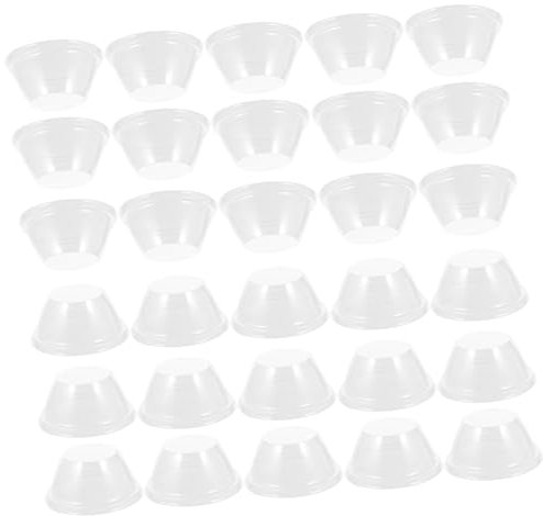 Milisten Transparent Seedling Insulation Dome Cover 100Pcs Clear Plant Humidity Dome for Garden Propagator Small Pots Protection