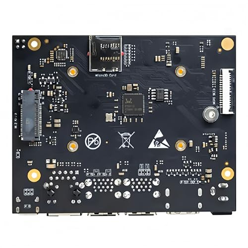 Banana Pi BPI-CM5 Pro Single Board Computer, Rockchip RK3576 Quad-Core Cortex-A72, 4GB/8GB RAM, 32GB/64GB eMMC, 6 Tops NPU, Smart SBC (CM5 PRO IO Base Plate)