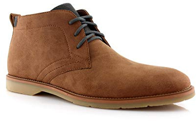 Ferro Aldo Marvin Men's Classic Chukka Boots | Casual Lace-Up Ankle Boot with Comfortable Gum Sole | MFA506032 | in Brown, Size 12