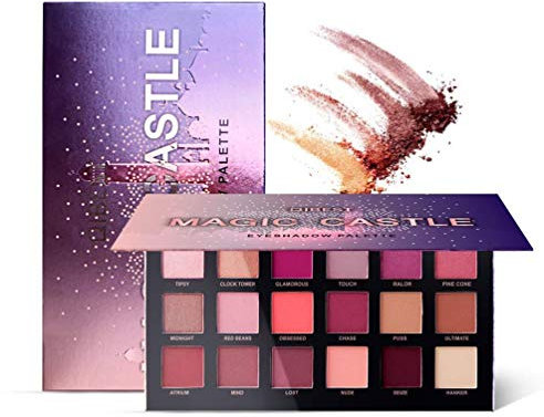 Lidschatten-Pigmente, 18 Farben, Perlpuder, matt und schimmernd, wasserfest, rauchig