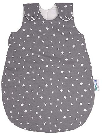Gigoteuse d'été pour bébé - 100 % coton - Avec moustiquaire et respirante - Gigoteuse toute l'année, quatre tailles réglables (62/68)