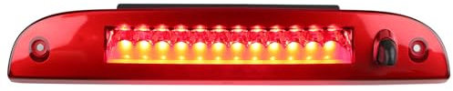 LED 3rd Third High Mount Tail Brake Light For 2002-2010 FORD EXPLORER, 2008-2012 Ford Escape (Chrome Housing Red Lens)