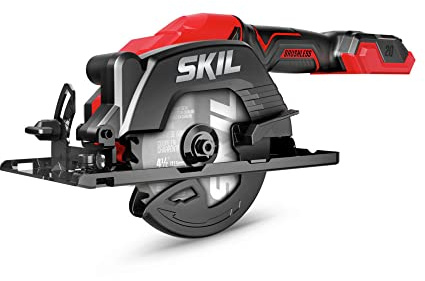 SKIL PWR CORE 20 Brushless 20V 4-1/2 in. Compact Circular Saw Tool Only-CR5435B-00