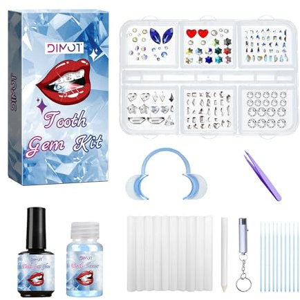 LMDGDS Tooth Gems Kit for Teeth Gems Kit with Light, 2025 New for Man&Women