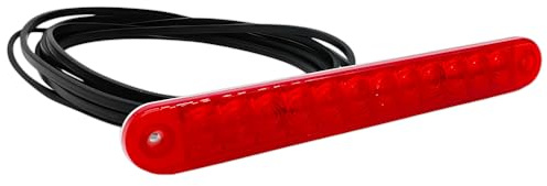 Fristom TERCERA LUZ DE FRENO BARRA LED DE 225MM CON CABLE 4 METROS 12V 24V HOMOLOGADO