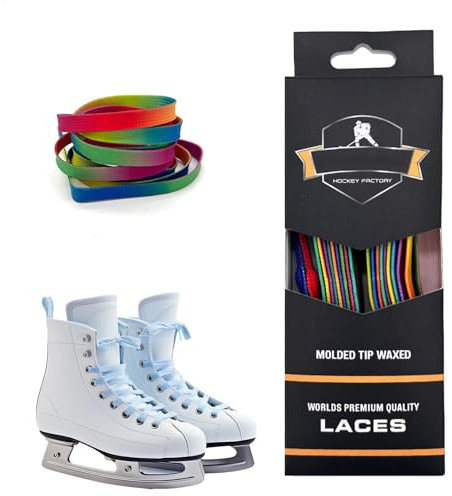 Vaxade skridskor – dubbelflätade skridskosnören hockeyskridskor | dubbelflätade hockeyskridskor skosnören, vävt fibermaterial skridskomaterial för hockskridskor rullskridskor -skridskor