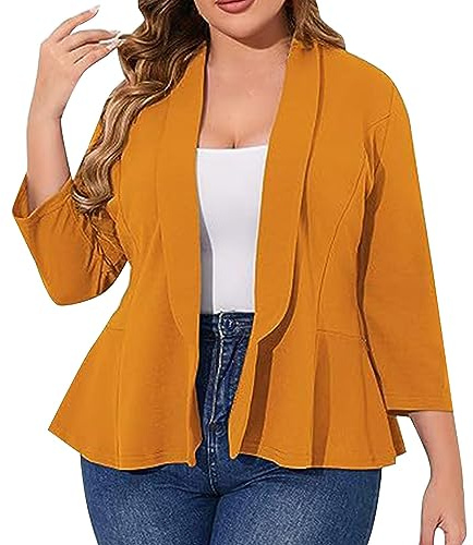 Eleganta kavajer för kvinnor Storbritannien, avslappnad blazerjacka enfärgad långärmad kostymjackor stor storlek vardaglig blazer dam personlighet design passar mode blazer arbete kontor jackor