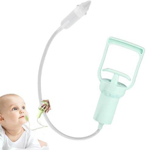 Nasenpumpe Erwachsene,nasalfrei Pumpe,tragbarer Nasensauger,bequeme Saugpumpe, Leicht Zu Reinigendes Design,reisefreundlicher Nasenreiniger, Sicherheit Für Babys, Kinder Und Erwachsene-green