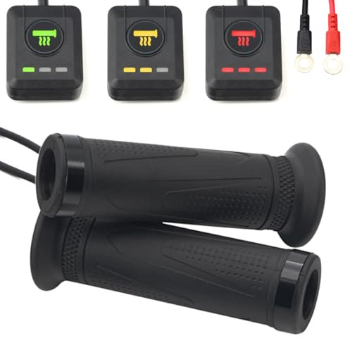 Area1 Motorrad Motorroller Griffheizung Heizgriffe für Z125, Z400, Z500, Z650 Sport, Z800 (E), Z900 (SE/Performance), Z1000 (R/Performance), Z e-1 Sport, Z H2 (SE) 1000, Z 7 Hybrid (22/24mm)