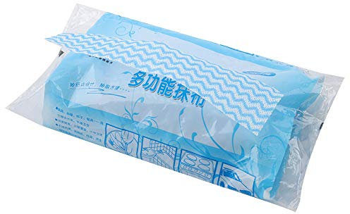 Agatige 80 Pezzi di Strofinacci per Lavare i Piatti, Stracci USA e Getta Stracci per la Pulizia Stracci da Cucina Strofinacci(Blu)