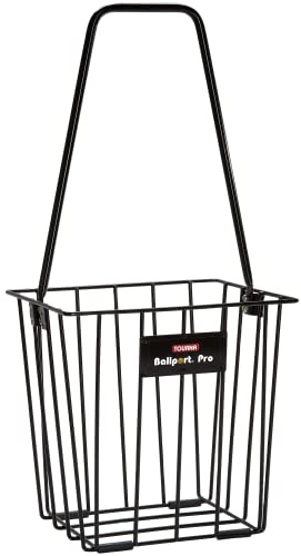 Tourna Ballport 85 Ball Pick up Tennis Hopper, Black